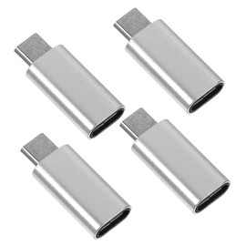 LALAFINA 4Pcs C Adapter for Micro to Female Type C Versatile Extender for Phone Accessories Durable and Reliable Charging
