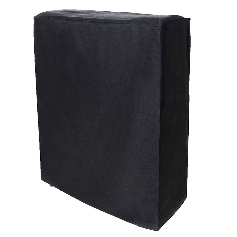 Black Portable Folding Bed Cover Furniture Dust Proof Protective Cover
