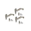 QCAA Heavy Duty Handrail Stair Brackets, Zinc Die Cast, Brushed
