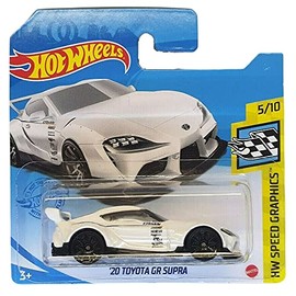 Hot Wheels - '20 Toyota GR Supra - GRX20 - HW Speed Graphics 5/10 - White - KW - GReddy - 2021 - Short Card