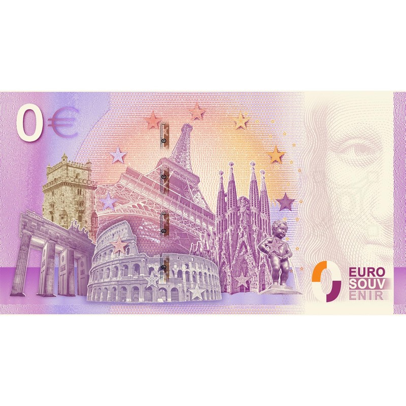Collectable 0 Euro ? Bank Note Papal Souvenir - Pope