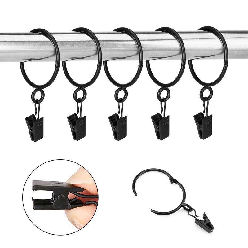 KaiYi Curtain Clip Ring Hook Opening Design 38mm Inner Diameter
