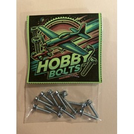 Hobby Bolts #2x7/16 Servo Mounting Screw Hex Drive Qty:2 Packs RC Micro Fastener