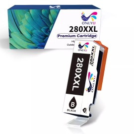 ONLYU PGI-280 XXL CLI-281 XXL Ink For Canon Pixma TR6320 TS6300 TS8120 TR7520 lot - 1 Pack (PGI-280XXL BLACK)