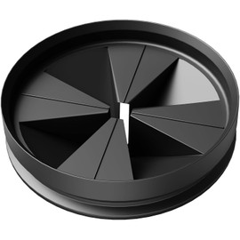 3 3/8" Garbage Disposal Splash Guard QCB-AM for Insinkerator Evolution Series, Removable Quiet Sink Rubber Drain Insert, 2026 New Design Garbage Disposer Accessories by Katewei