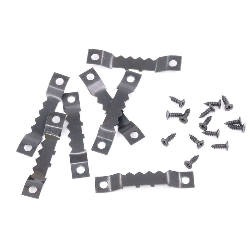 Swpeet 120 Pcs Sawtooth Picture Frame Hanging Hangers Double Hole