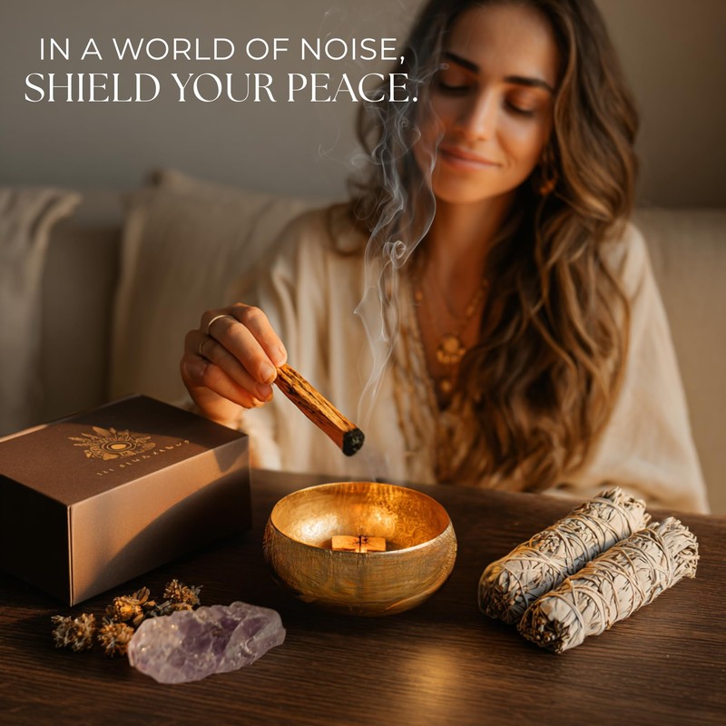Anima Premium Energy Cleansing Set – White Sage Smudge Sticks,