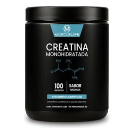 Suplemento Creatina Monohidratada Muscle Life 500g 100servis