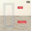 Fittes Modern Framed Wall Vent Cover 6x10 Inch, DIY AC