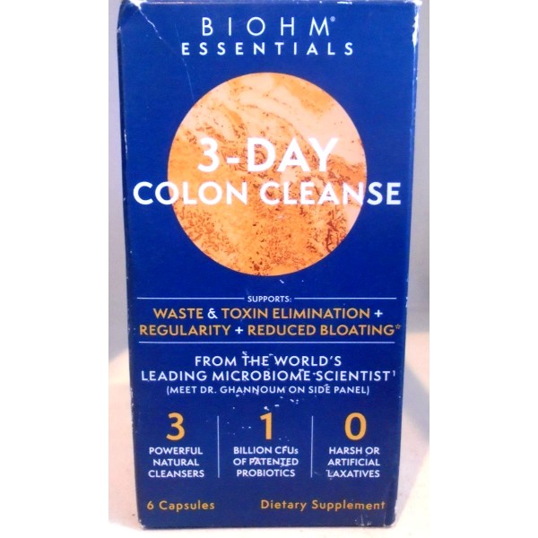 Unbranded BIOHM Essentials 3-Day Colon Cleanse, Natural Waste & Toxin