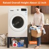 Nefish Steel Laundry Pedestal Height 12" Heavy Duty Washing Machine