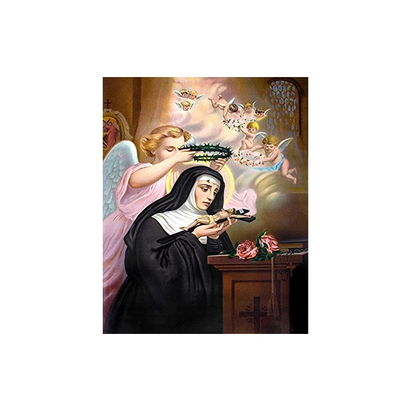 Catholic print picture - St. Rita - 8" x 10"