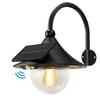 Solar Lantern Lights Outdoor Retro Solar Barn Light with 3