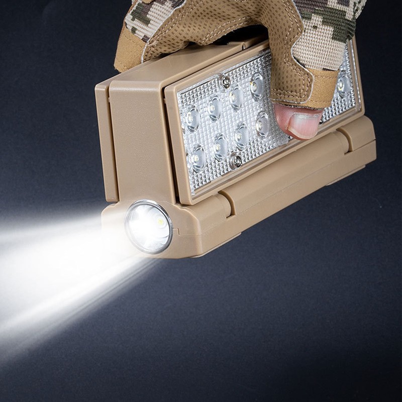 Foldable Solar Camping Light Type C 2200mAh IP66 Waterproof Solar