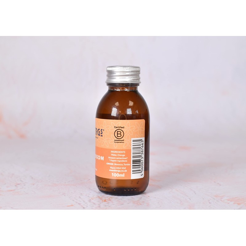 Steenbergs Organic Orange Blossom Flower Water - 100ml