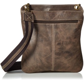 Gun Toten Mamas GTM CZY/01 Concealed Carry BR Distressed Vintage Buffalo Leather Flat SAC Bag, Brown