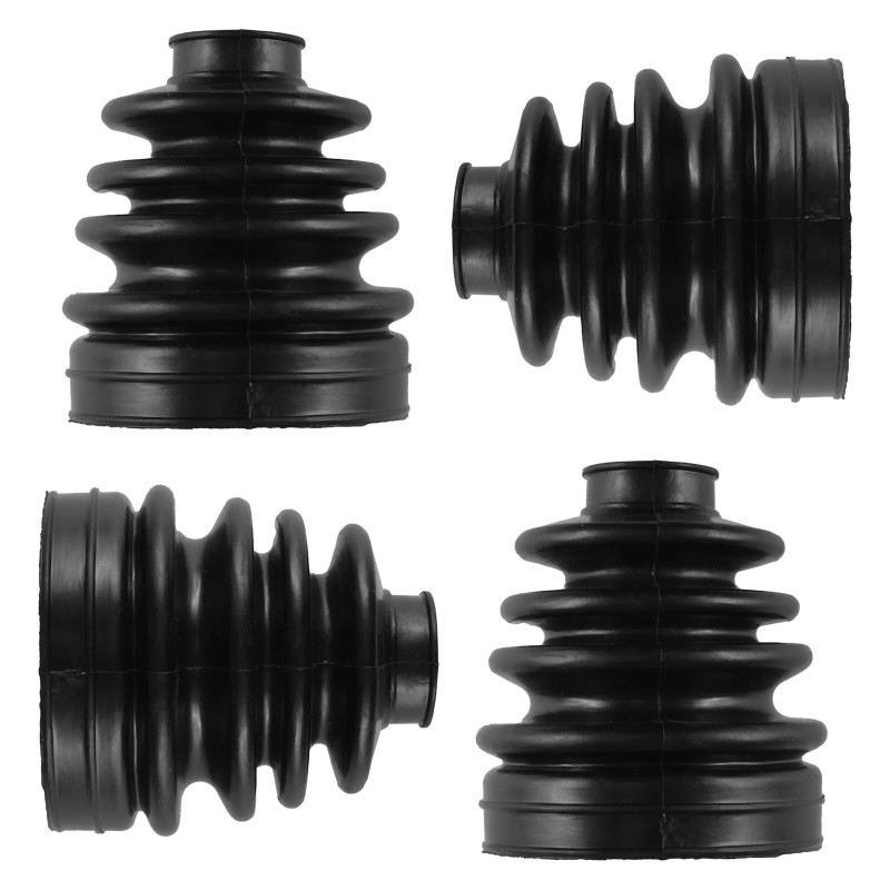 Caltric 2 Rear Axle Inner Outer CV Boot Kit for