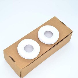 TDITD Ear Pads Ear Cushions Replacement Ear Pads 70MM Compatible White