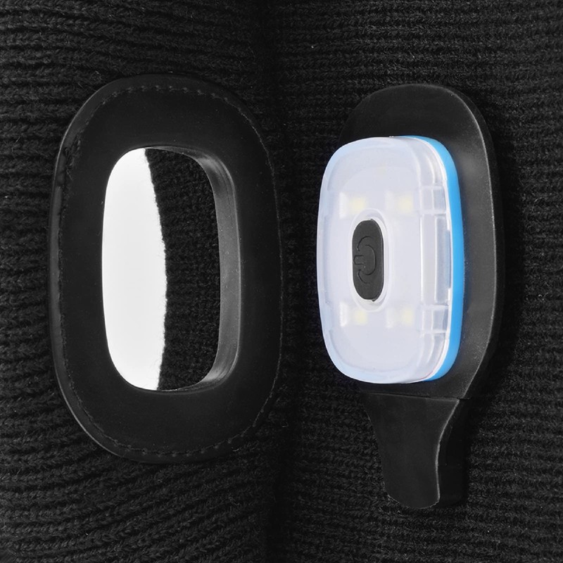 Etsfmoa LED Light USB Rechargeable Headlight for LED Knit Beanie,Easy