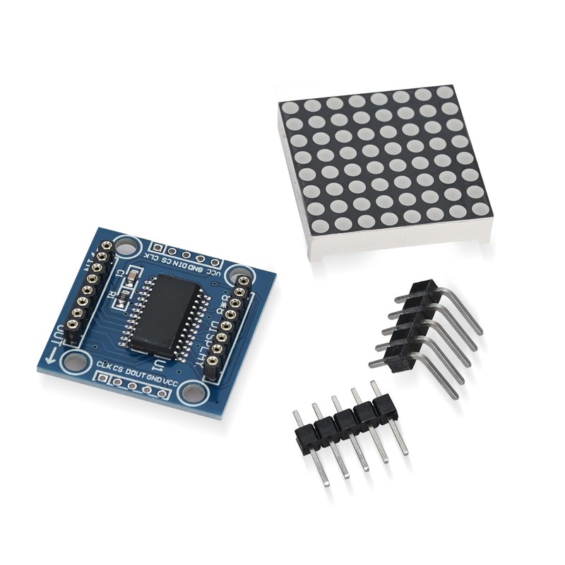 3PCS MAX7219 8x8 Dot Matrix LED Display Module MCU Control