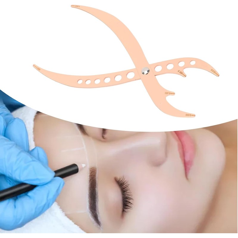 Calipadora de Relación Dorada de Cejas, Herramienta de Medida Simétrica,
