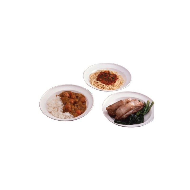Captain Stag MP-108 San San March Antibacterial Round Curry Plate,