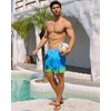 Resiprolty Mens Swim Trunks with Compression Liner Quick Dry Bathing