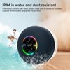 Suction Cup Waterproof Bluetooth Speaker LED Light Light Waterproof Bathroom