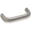 Aluminum Metric Pull Handle with Threaded Holes, Oval Grip, Unfinished,