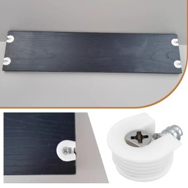 SING F LTD 50pcs 20mm Knock Down Cam Lock Three-in-one Cam Lock Furniture Fastener for Flat Pack Furniture and Kitchen Cabinets White