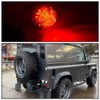njssjd Defender LED Tail Light - 2pcs 73mm Clear Lens