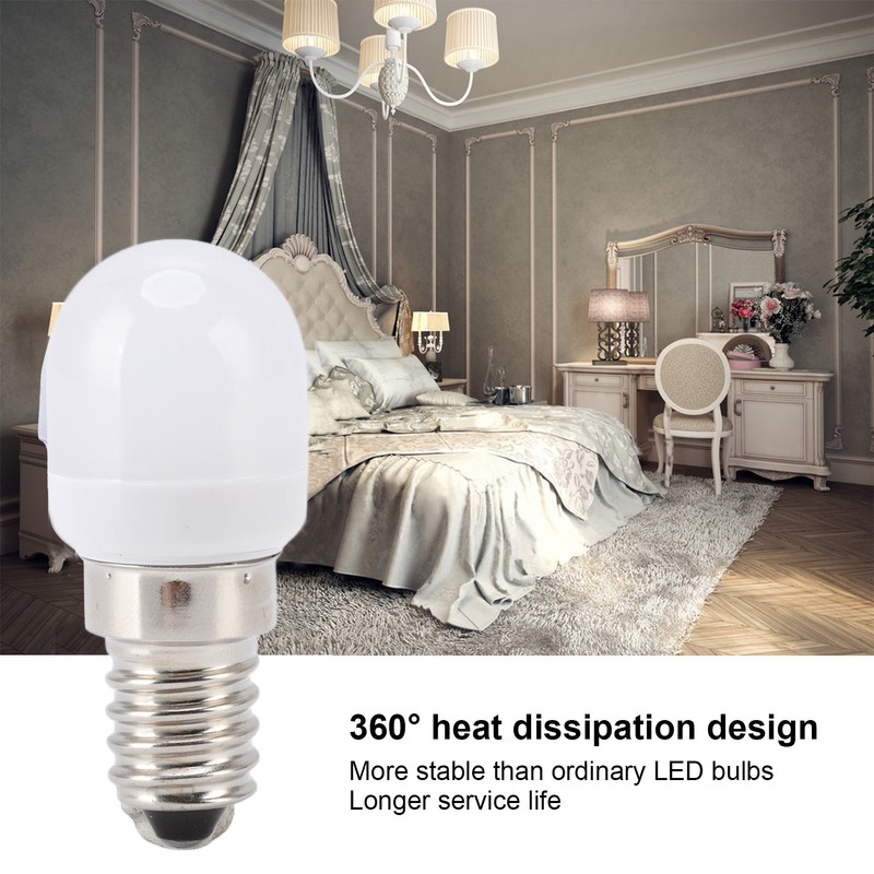10Pcs E14 Light Bulb Stainless Steel 1.5W 220V LED Bulb