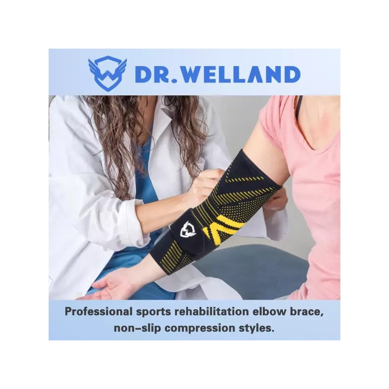 DRwelland 테니스 엘보 골퍼 건염 관절 및 를 위한 탈착식