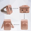 Rieibi PU Leather Camera Case Bag for Insatx Mini LiPlay
