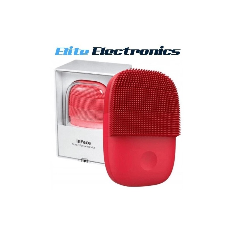 inFace Facial Cleansing Brush Silicone Cleanser - Red