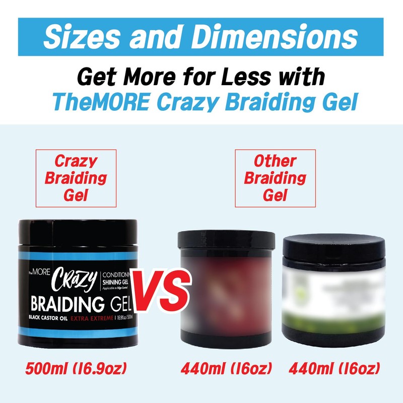 The MORE Crazy Conditioning Shining Gel for Extreme Hold |