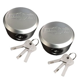 WAR-LOK PKL-20 Heavy Duty Hidden Shackle Puck Lock, Non-Corrosive Steel, Keyed Alike, Pack of 2