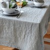 Linen & Cotton Luxury Stonewashed Tablecloth BJORN, 100% Linen -
