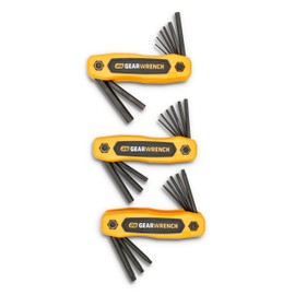GEARWRENCH 25 Piece SAE/Metric/Torx® Folding Hex Key Set - 83512