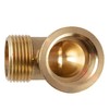 Brass Elbow, 1/2 Inch, Female and Male Thread, Threaded Fitting,