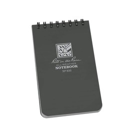 RITR835-BRK Top Spiral Notebook 3x5 Gray