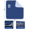 Hide Stains Bed Pads Washable Waterproof for Incontinence, 4-Layer Absorbency