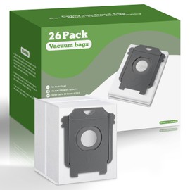 VBN 26 Pack Replacement Vacuum Bags, Compatible with irobot Roomba i7, i7+,i3, i3+, i8, i8+, i4, i4+, i6, i6+,i1+, j7, j7+, S9, S9+,i & s & j Series Clean Base Automatic Dirt Disposal Bags