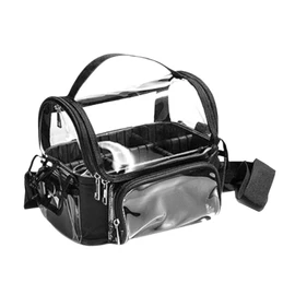 Perfeclan Clear Cosmetic Makeup Bag Essentials Makeup Case Organizer for Travel Suitcase