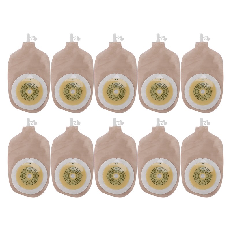 10pcs Colostomy Bags Ostomy Supplies One Piece Drainable Ostomy Pouch