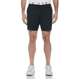 PGA TOUR Men's 7" Golf Shorts with Active Waistband, Caviar