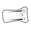 CHAMPRO HX - Protector de mandíbula de Dos Tonos, Blanco,