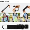 Elastic Jacket Gripper Travel Strap with D-Ring Hooks and Buckle,
