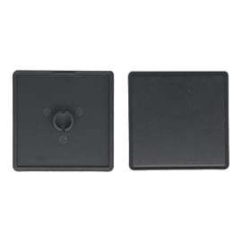 10 Pcs 4545 Series European Standard Aluminum Profile End Cap Accessories,EU Standard Black Plastic Fasteners for Aluminum Profiles(45x45mm)