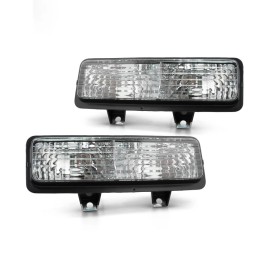 Carlights360 For 1989-1991 Chevy Blazer Pair Signal Lights Driver and Passenger